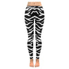 Womens Premium Leggings - Custom Black & White Animal Patterns - Black & White Tiger / S - Clothing hot new items leggings yoga gear