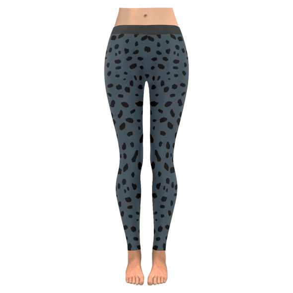 Women’s Premium Leggings - Custom Cheetah Pattern - Charcoal Cheetah / XXS - Clothing big cats, cheetahs, custom, leggings, yoga gear