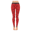Women’s Premium Leggings - Custom Cheetah Pattern - Red Cheetah / XXS - Clothing big cats, cheetahs, custom, leggings, yoga gear