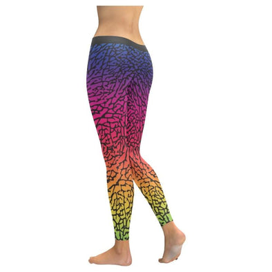 Premium Photo  The girls are wearing colorful leggings and the