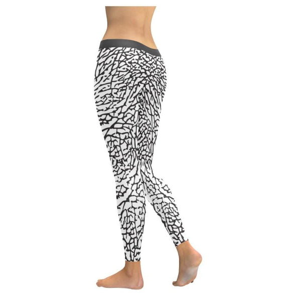 Women's Premium Leggings - Custom Elephant Pattern - Animal Social Company