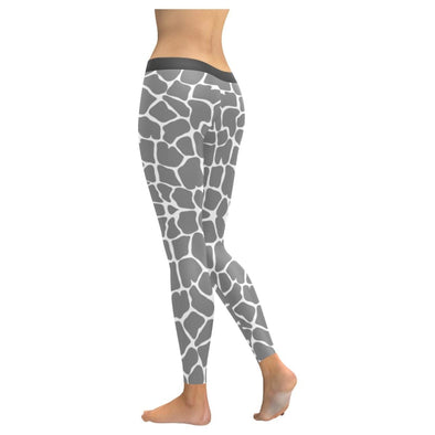 Women's Premium Leggings - Custom Giraffe Pattern w/ White Background - Animal  Social Company