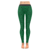 Womens Premium Leggings - Custom Jaguar Pattern - Green Jaguar / Xxs - Clothing Jaguars Leggings Yoga Gear