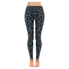 Womens Premium Leggings - Custom Leopard Pattern - Charcoal Leopard / Xxs - Clothing Leggings Leopards Yoga Gear