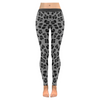 Womens Premium Leggings - Custom Leopard Pattern - Gray Leopard / Xxs - Clothing Leggings Leopards Yoga Gear