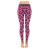 Womens Premium Leggings - Custom Leopard Pattern - Hot Pink Leopard / Xxs - Clothing Leggings Leopards Yoga Gear