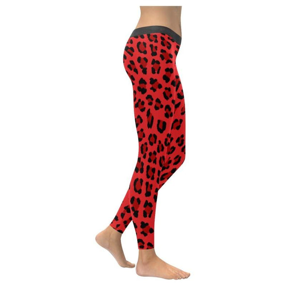 Womens Premium Leggings - Custom Leopard Pattern - Clothing Leggings Leopards Yoga Gear