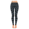 Womens Premium Leggings - Custom Tiger Pattern - Charcoal Tiger / Xxs - Clothing Leggings Tigers Yoga Gear