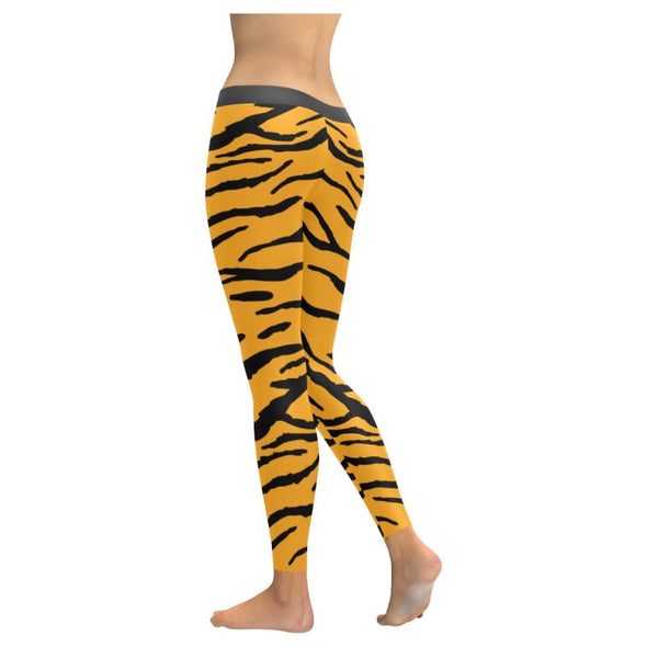 Women's Premium Leggings - Custom Tiger Pattern - Animal Social Company