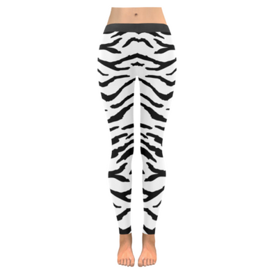 Womens Premium Leggings - Custom Tiger Pattern - White Tiger / Xxs - Clothing Leggings Tigers Yoga Gear