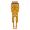 Womens Premium Leggings - Custom Turtle Pattern - Orange Turtle / Xxs - Clothing Leggings Turtles Yoga Gear