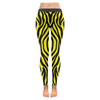 Womens Premium Leggings - Custom Zebra Pattern - Yellow Zebra / Xxs - Clothing Leggings Yoga Gear Zebras
