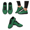 Womens Running Sneakers - Custom Cheetah Pattern - Green Cheetah / Us6 - Footwear Big Cats Cheetahs Sneakers