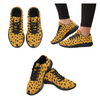 Womens Running Sneakers - Custom Cheetah Pattern - Orange Cheetah / Us6 - Footwear Big Cats Cheetahs Sneakers