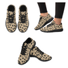 Womens Running Sneakers - Custom Cheetah Pattern - Tan Cheetah / Us6 - Footwear Big Cats Cheetahs Sneakers