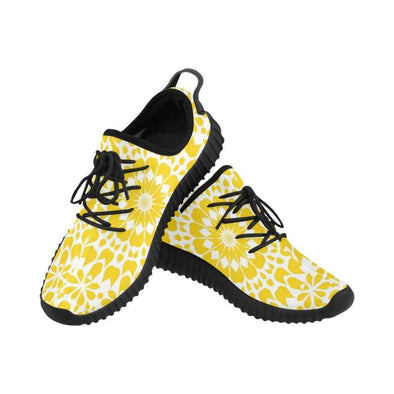 Womens Breathable Running Sneakers - Custom Designed Mandala Patterns - Sunburst Mandala / US6 - Footwear mandalas sneakers