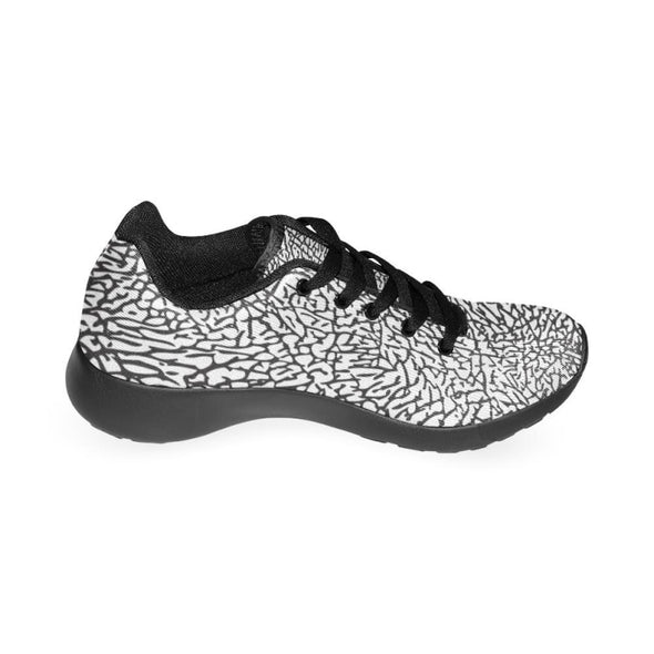 Womens Running Sneakers - Custom Elephant Pattern - Footwear Elephants Sneakers