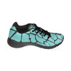 Womens Running Sneakers - Custom Giraffe Pattern W/ Black Background - Footwear Giraffes Sneakers