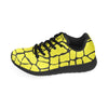 Womens Running Sneakers - Custom Giraffe Pattern W/ Black Background - Footwear Giraffes Sneakers