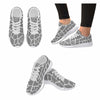 Womens Running Sneakers - Custom Giraffe Pattern w/ White Background - Gray Giraffe / US6 - Footwear giraffes sneakers