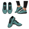Womens Running Sneakers - Custom Jaguar Pattern - Turquoise Jaguar / Us6 - Footwear Big Cats Jaguars Sneakers