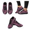 Womens Running Sneakers - Custom Zebra Pattern - Hot Pink Zebra / Us6 - Footwear Sneakers Zebras